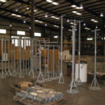 Custom instrument stands ranging from single to quadruple attachments