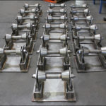 PT&P Designed Pipe Roller Stands for a Wastewater Treatment Plant