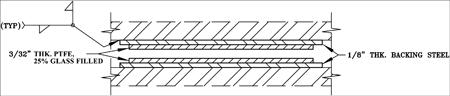 Slide Plate – PTFE Diagram A