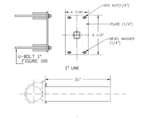 U-bolt Pipe Clamp & Support – Products 