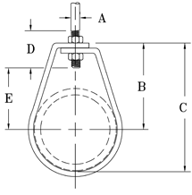 Fig. 2: Adjustable Band Hanger