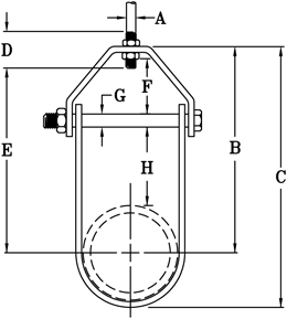 Fig. 89: Clevis Hanger for Insulated Lines