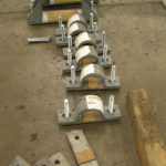Small type 3 hold downs in assembly