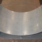 Custom pipe saddle for thin wall pipe
