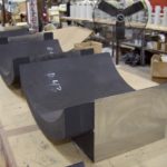 Custom Pipe Saddle Fabricated From High Density Polyeurthane Foam