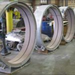 Sliding Cryogenic Insulated Supports for a 60" Diameter Vapor Line