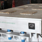 600,000 lb. Load Mega Ton Spring Support with Bronzphite® Slide Plates