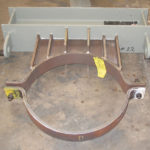 8,500 lb. load clamp support assembly