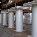 Trunnion Base ELL Supports for a Cryogenic Line