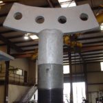 Adjustable Pipe Stands to Support Ductile Iron Pipe
