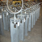 60" Adjustable Pipe Stands for an LNG Plant