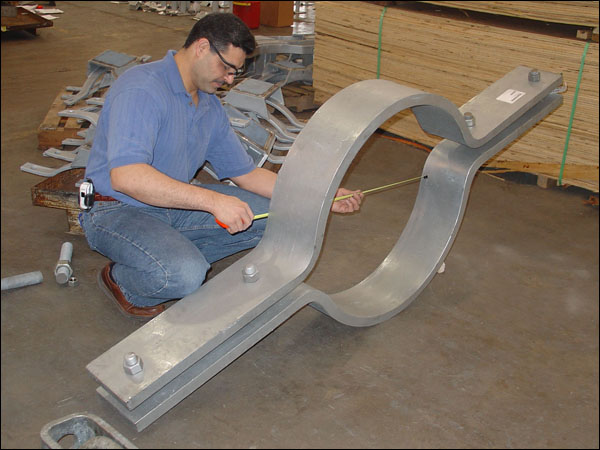 Riser Clamp with Hot-Dipped Galvanized Finish