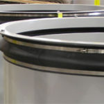 Two expansion joints for an air intake on a generator unit at a packaged power facility in Houston