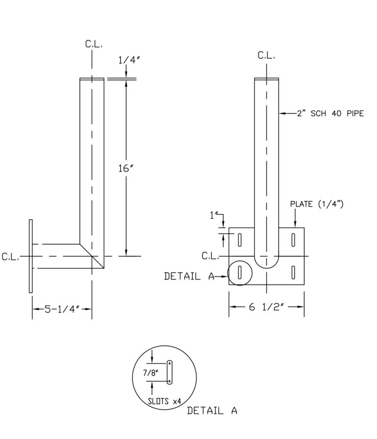 Wall Mount Pipe Clamp & Support – Products | Piping Tech