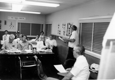 One of PT&P's first sales agent training sessions.