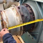 Fabric expansion joint rusted