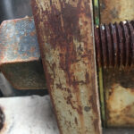 Rusted flange