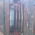Corroded expansion joint bellow