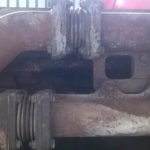 Corroded expansion joint bellow 2