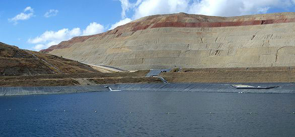 Collecting Water Gold Mine Peru