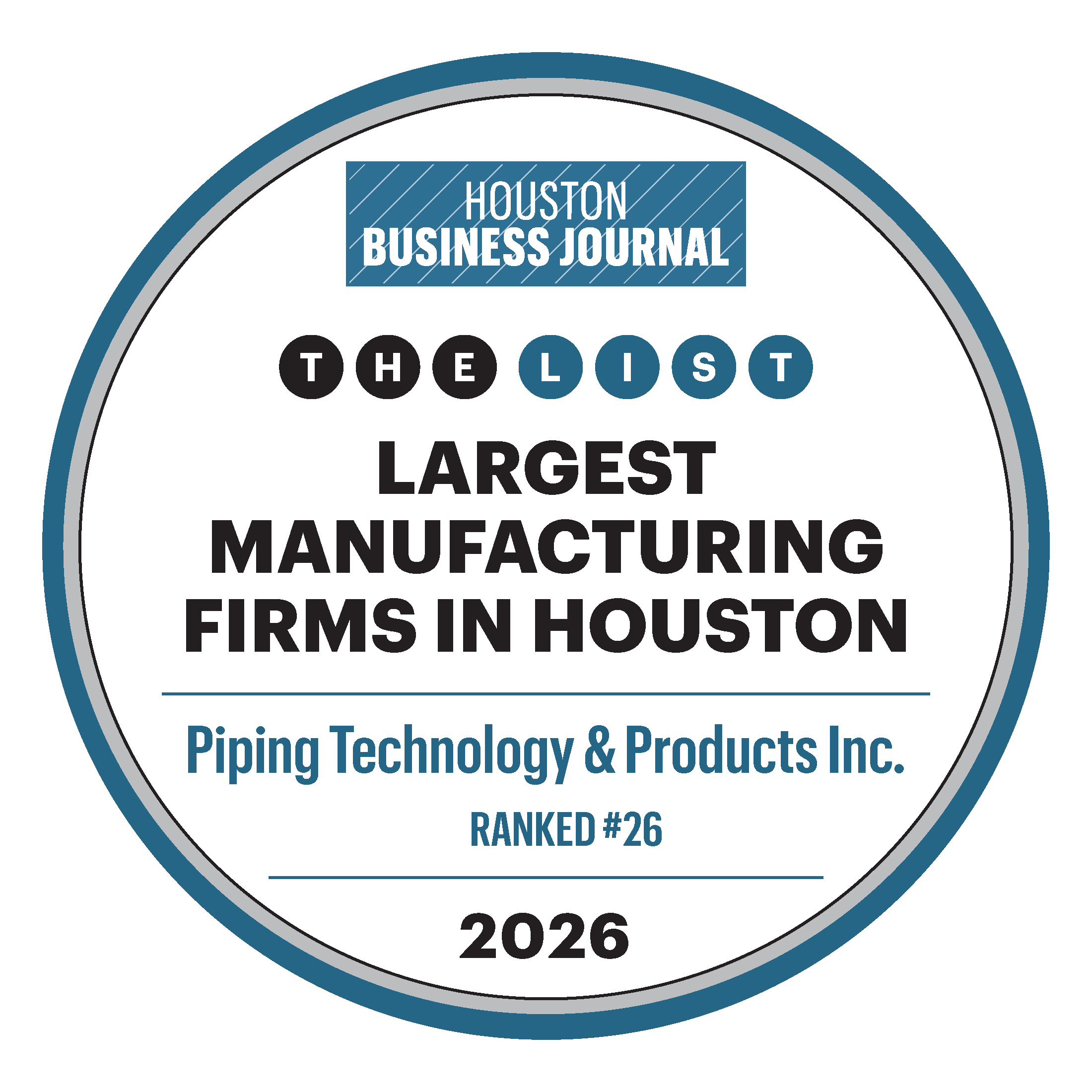 Houston Business Journal Award
