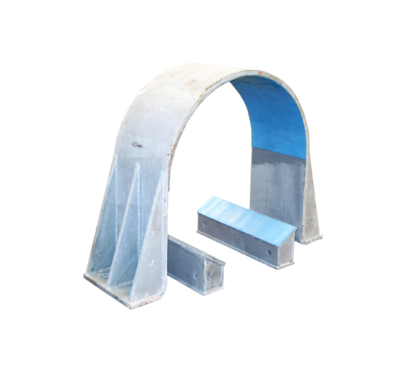 Hold down pipe clamps