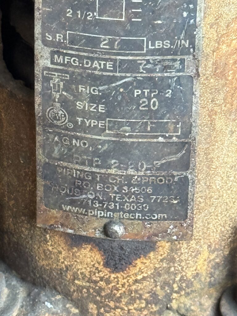 7 09 26; old, pitted type f springs 4708